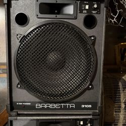 Barbetta 3105 bi-amped powered speaker