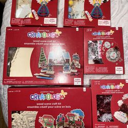 6 Christmas craft kits 
