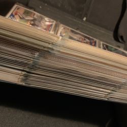 Baseball Card Album With A lot Of Cards