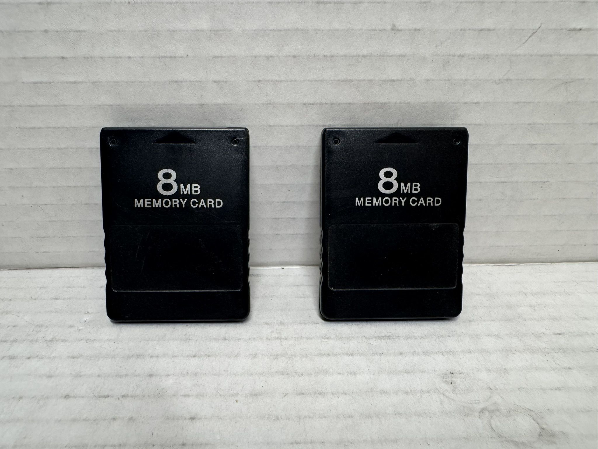 2x PlayStation 2 PS2 8mb Memory Cards (2 Total)