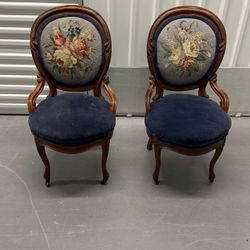 Matching, Victorian Chairs, Circa 1870s, Collectibles  ***REDUCED***