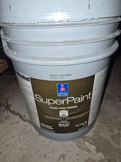 Sherwin-Williams SuperPaint Exterior Satin Extra White 5 Gallon