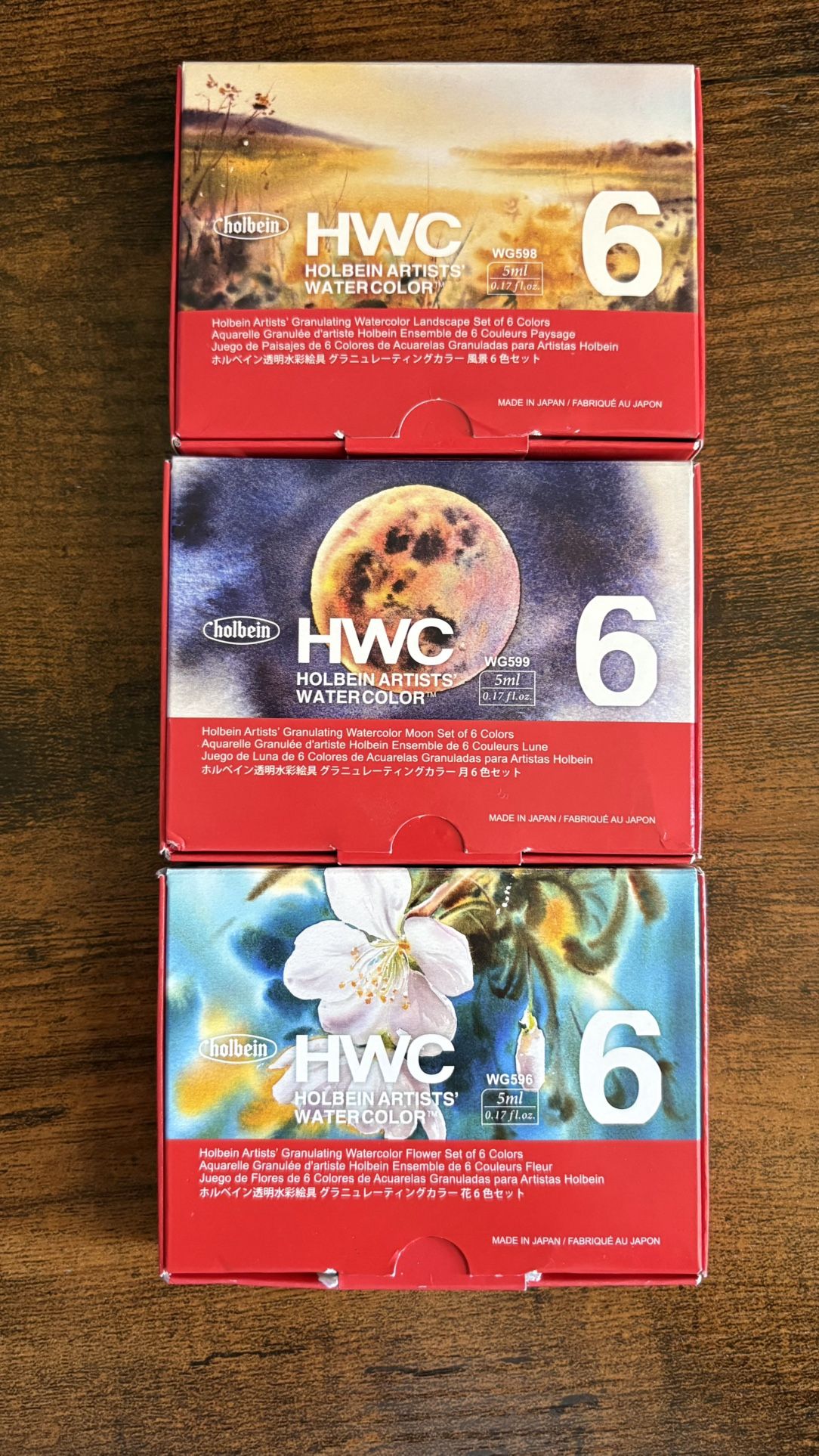 Holbein Granulating Watercolor Paint