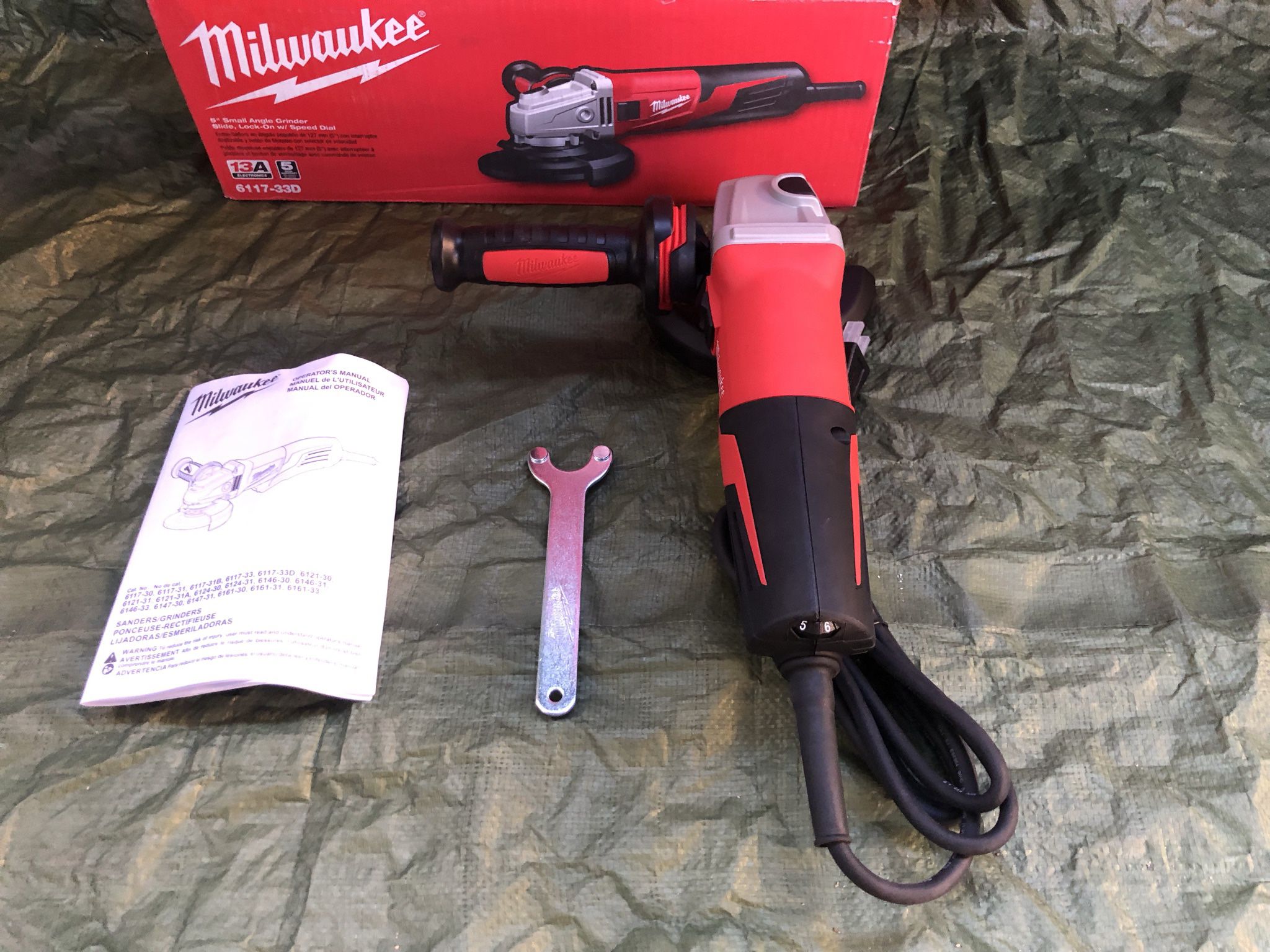 Milwaukee 5” Grinder 13 Amps Speed Dial for Sale in Anaheim, CA OfferUp