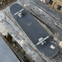 Skateboard Deck With Trucks