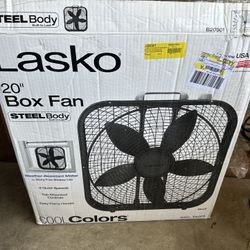 New Lasko Box Fan 