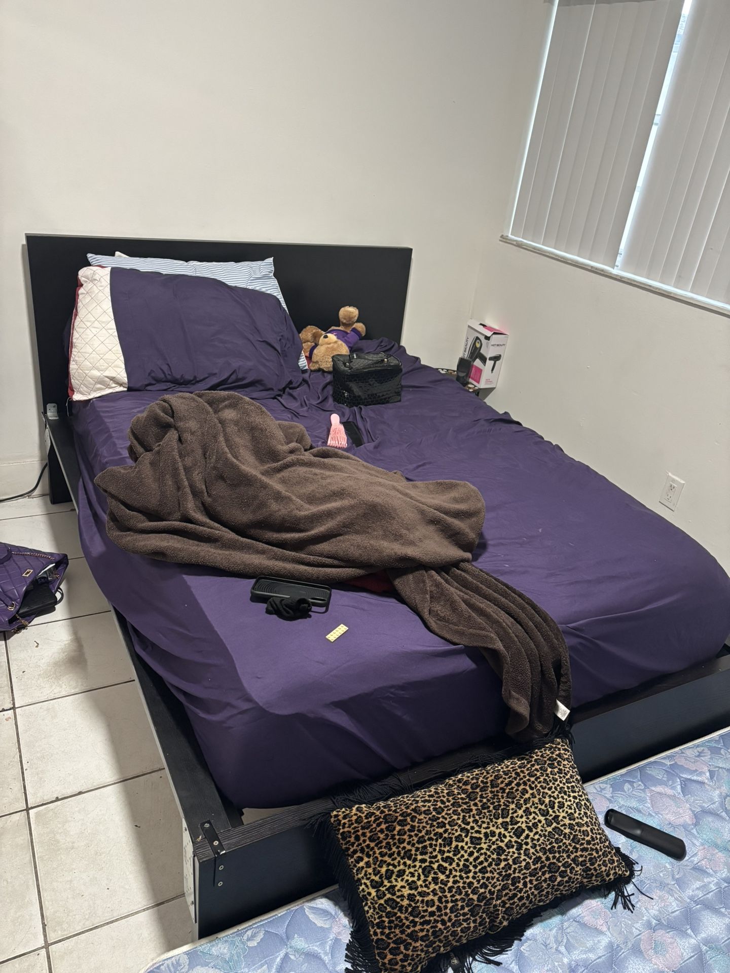 Bed Frame Plus Mattress
