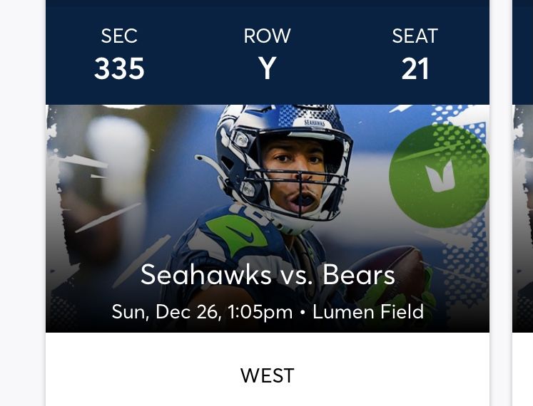 SEAHAWKS  vs. BEARS