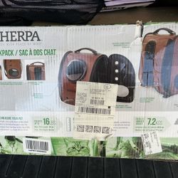 Sherpa Cat Backpack NIB