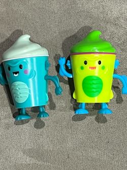 2025 Wendy's Kids Meal Frosty Frights (Chilly Gilly) & Neon variant set of 2