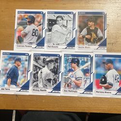 2024 DONRUSS NEW YORK YANKEES 7 CARD LOT 
