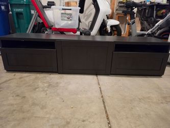 Sleek modern TV cabinet with storage