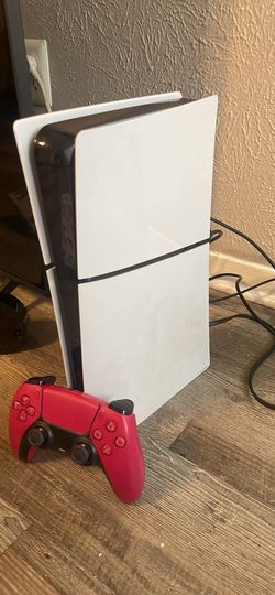 PlayStation 5 with controller