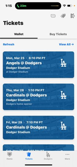 Dodger Tickets 