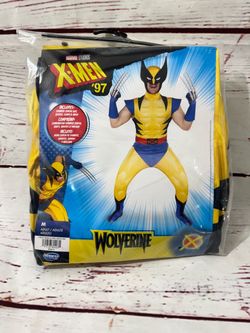 New Marvel X-Men Wolverine Halloween Costume Adult Sz med dress up cosplay mask