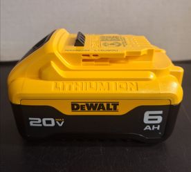 DEWALT 20V 6AH BATTERY DCB206