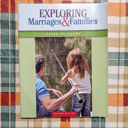 Exploring Marriages and Families Paperback Karen T. Seccombe 2nd Edition College Textbook 
