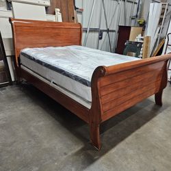 Queen. Bed And Mattress 