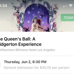$40 Bridgerton Ticket for Tonight! Less Crowded Than Wkend! 