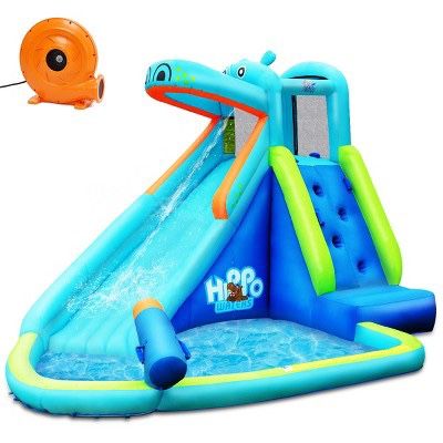 Inflatable Pool/slide With Blower
