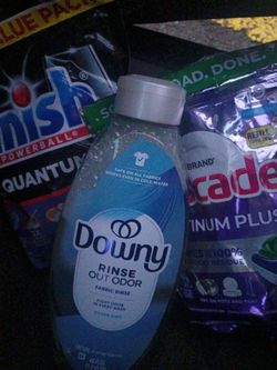 Brand New Unopened Dishwashing Detergent & Laundry Fabric Rinse