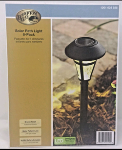 6 Brand new Hampton bay solar garden lights