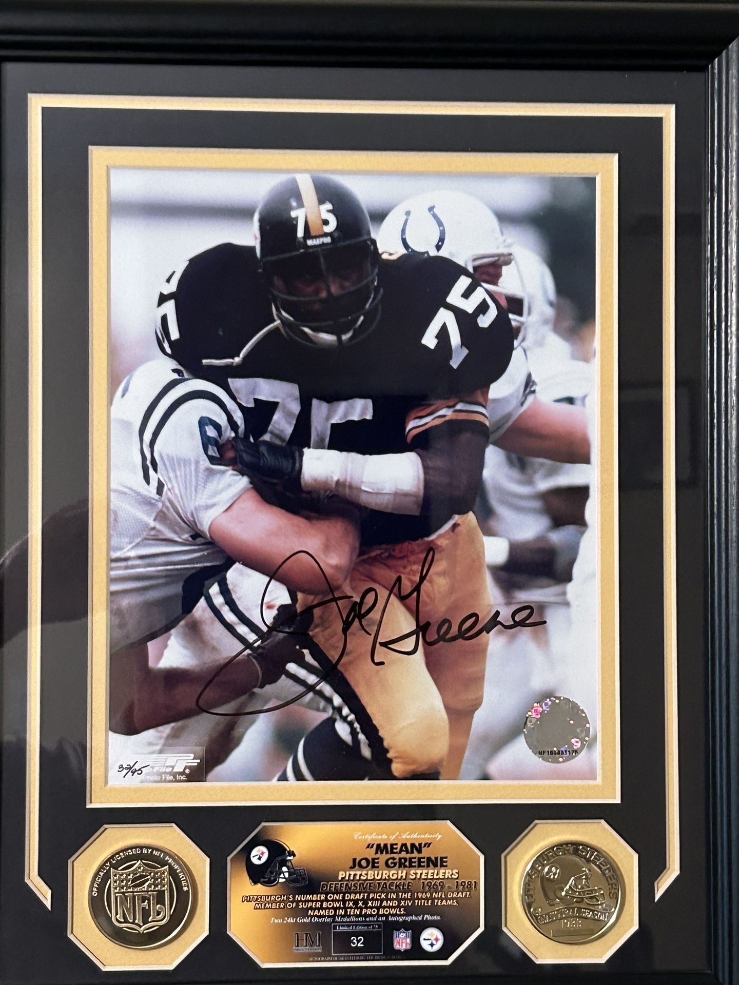 Pittsburgh Steelers mean Joe Greene signed photo for Sale in Santee, CA -  OfferUp