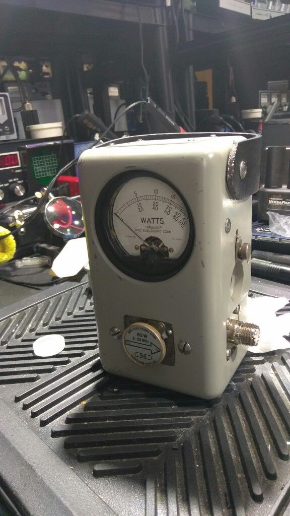 CB Radio Bird Meter Model 43 With 25-50-500 W Slugs r