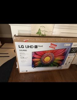 LG TV 50" WITH BOX AND REMOTE
