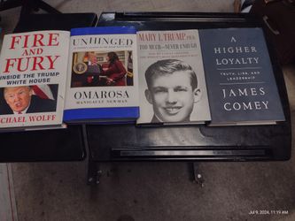 Books About Trump. Multiple Titles