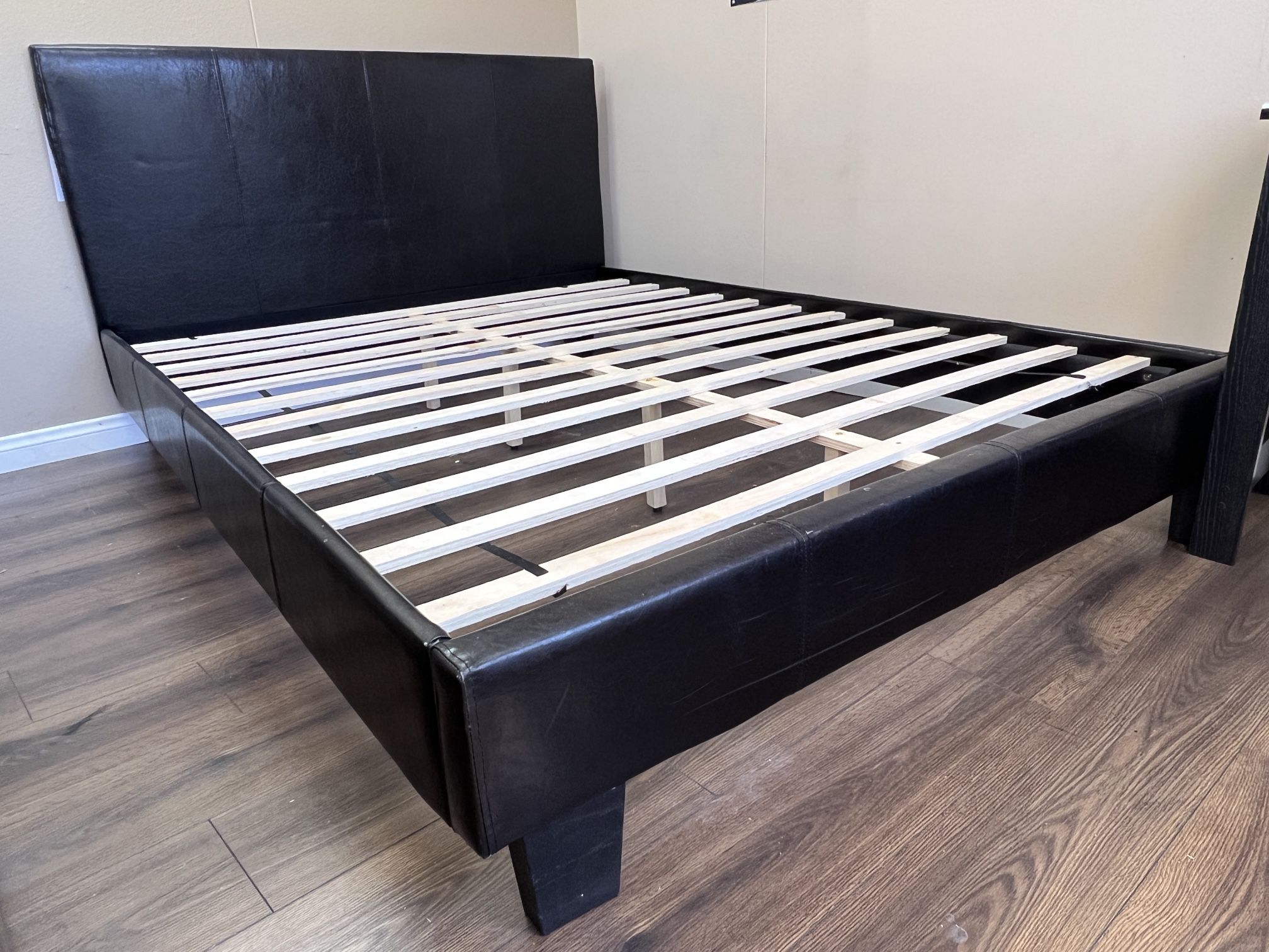 Floor Sample Queen Platform Bed Frame $180