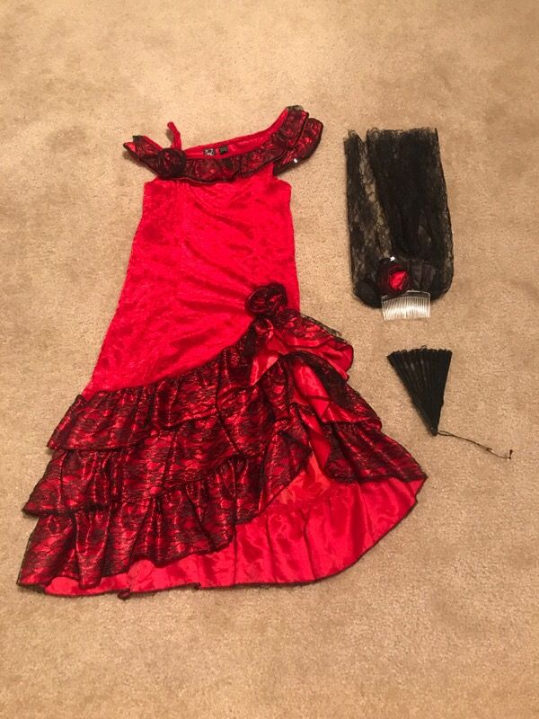 Flamingo dress Halloween costume - size 6-8