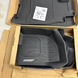 New  2020-2025  GMC 1500 Sierra And denila All Weather Floor Mats