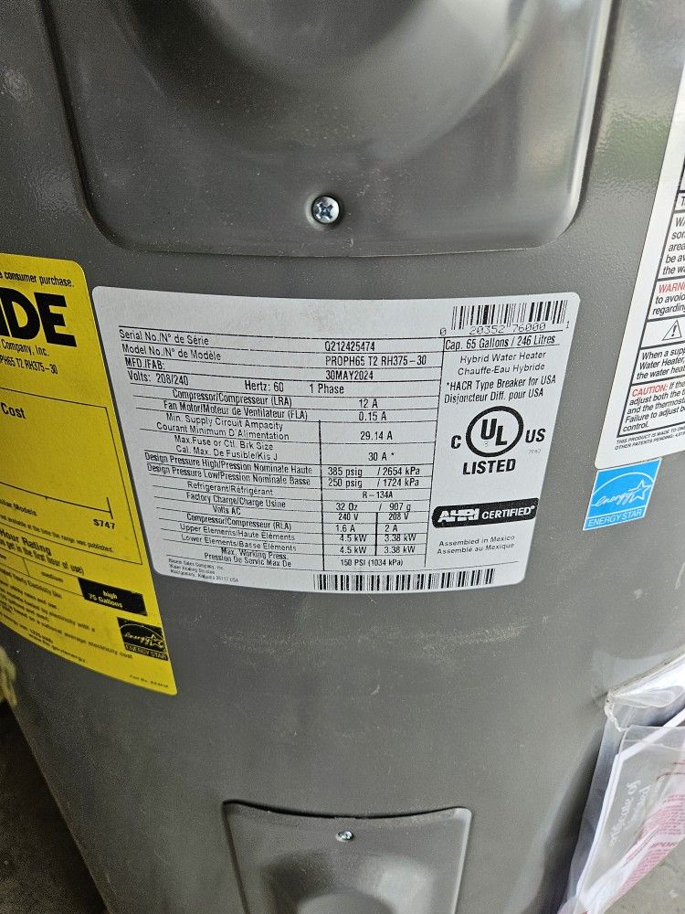 Water Heater Electric