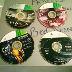 Six Xbox 360 Games No Scratches