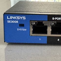 Linksys 8 Port Gigabytes