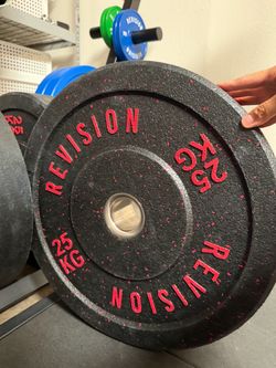 150kg Crumb Bumper Plates & Rack