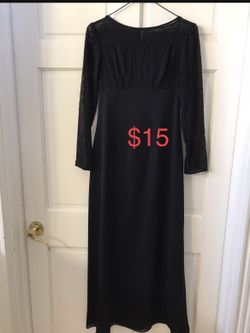 Black Formal Long Dress Size 2 $20