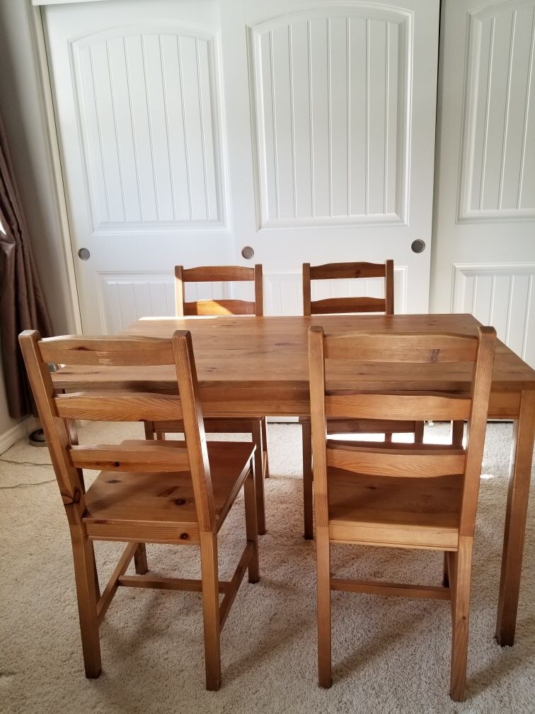 Jokkmokk IKEA Dining Table and 4 Chairs