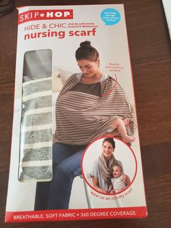 Skip hop Hide and Chic Nursing scarf