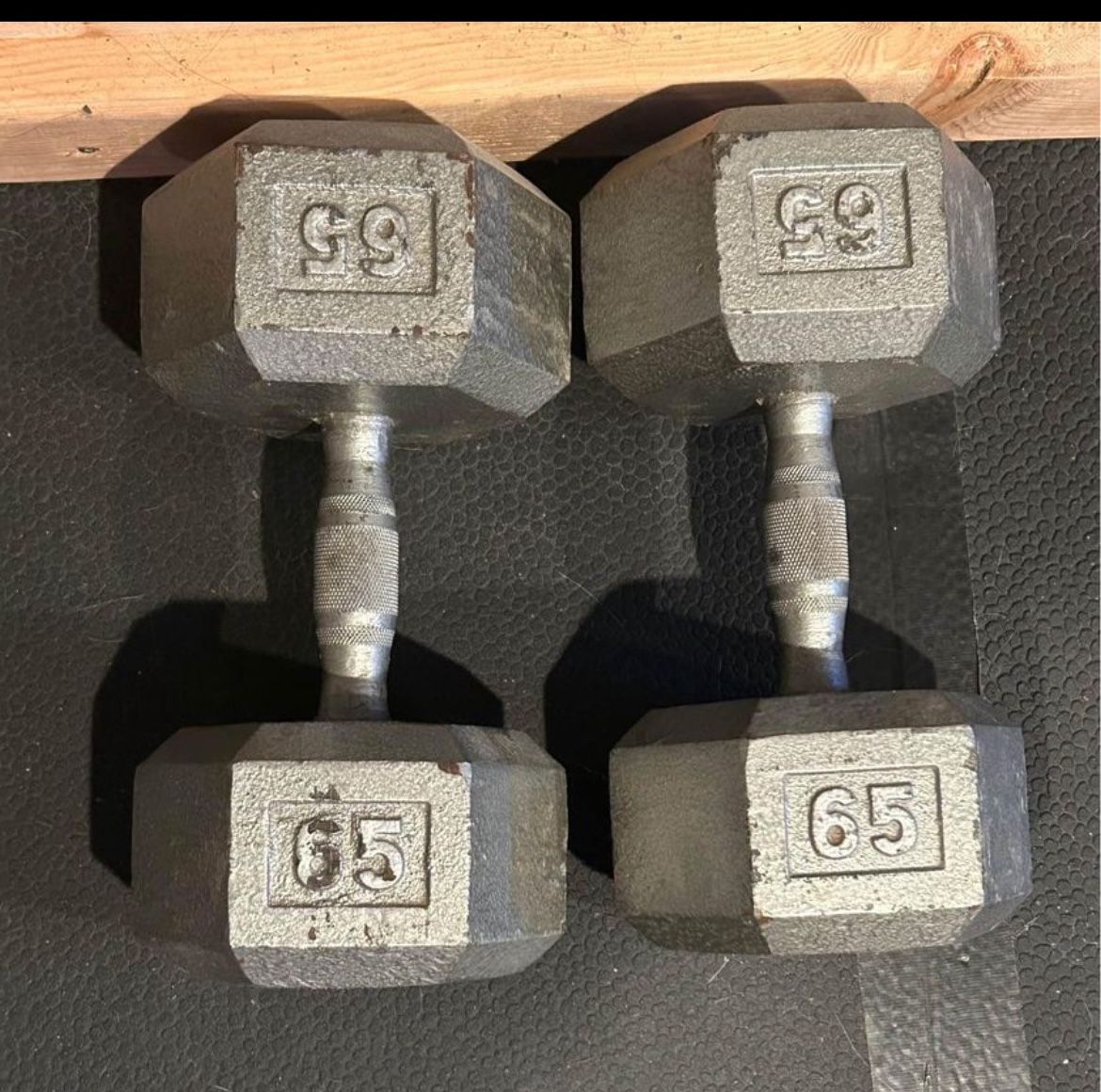 65 Lb Dumbbells $1 Per Pound
