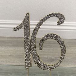 # 16 Cake Topper