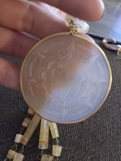 Jade? Stone? Necklace that is vintage