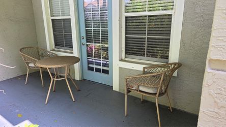 Small patio set