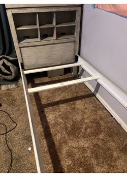 Twin Be Frame Slates and Mattress Support/board Included
