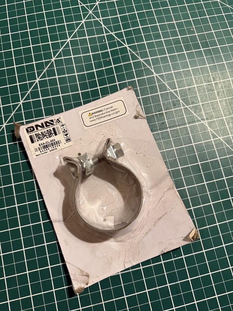 2 Inch ID Narrow Band Seal Clamp for Exhaust Muffler Repair,T409 Stainless Stee