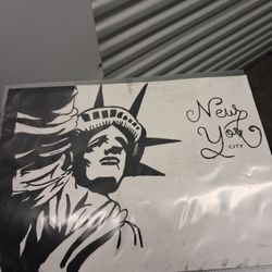 Statue Of Liberty Original Drawing 