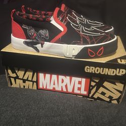 Marvel ground up Spiderman slip on