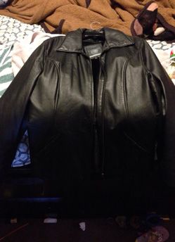 Woman leather jacket