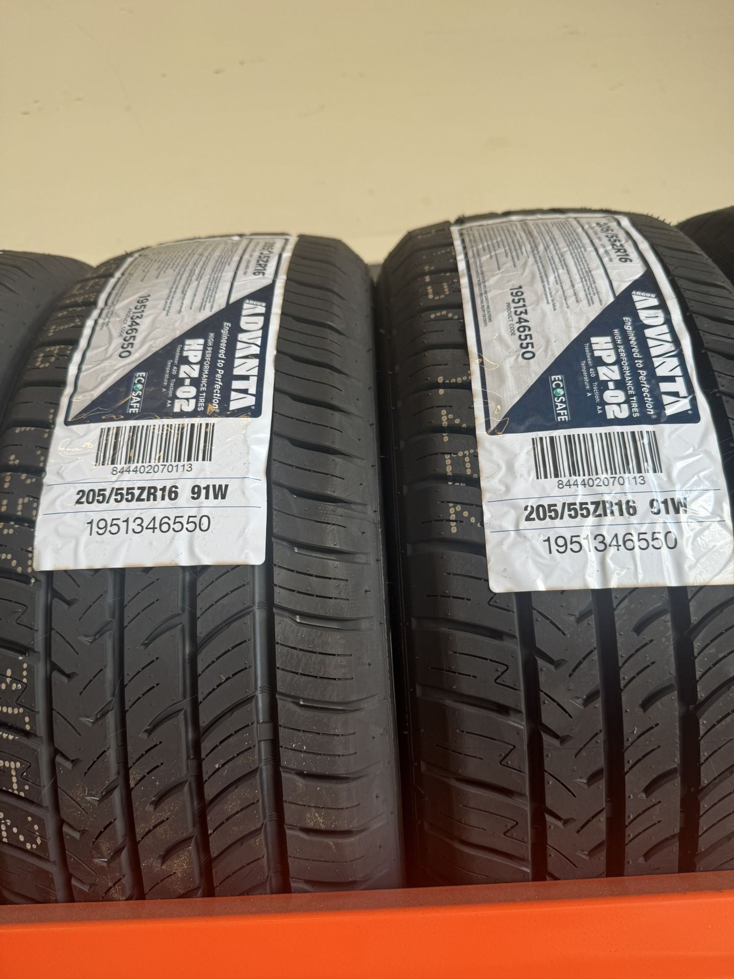 205/55/16 New Tires Installed